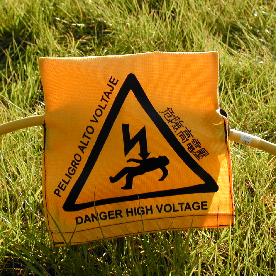 High Voltage Electrode Warning Covers AGI